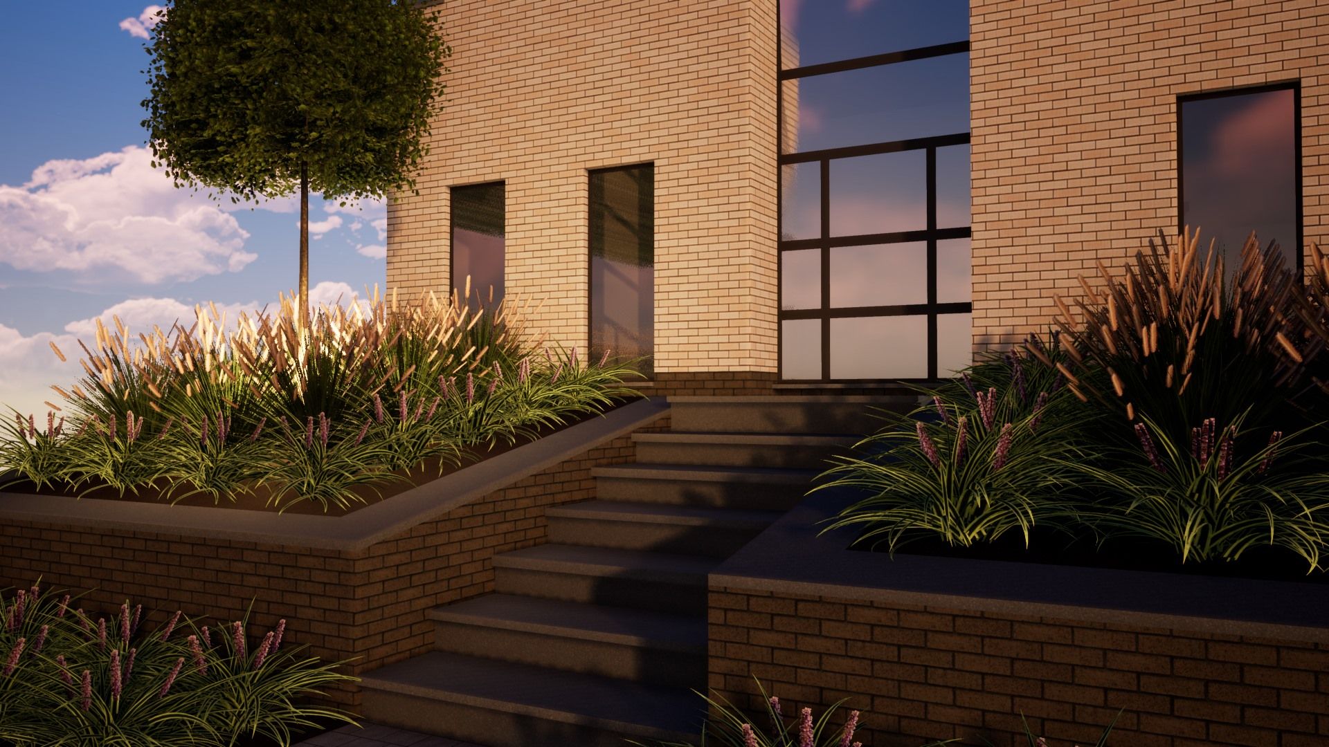 Tuinontwerp 3D Modern - Green Art tuinarchitectuur