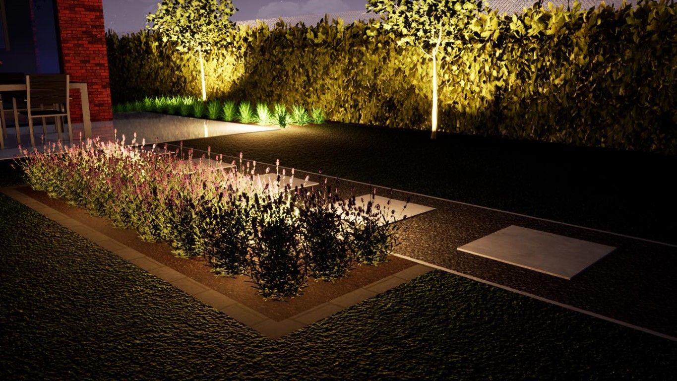 Tuinontwerp 3D Modern - Green Art tuinarchitectuur
