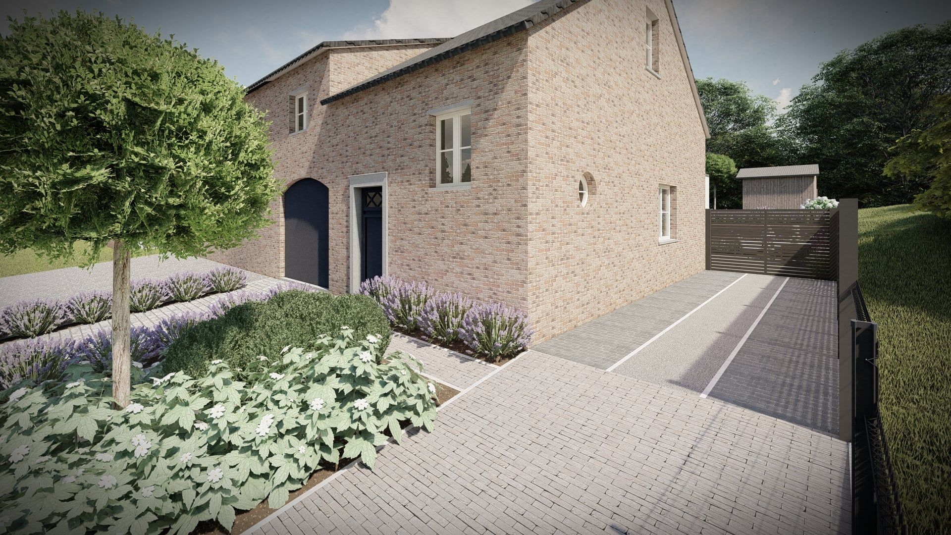 Tuinontwerp 3D - Green Art tuinarchitectuur