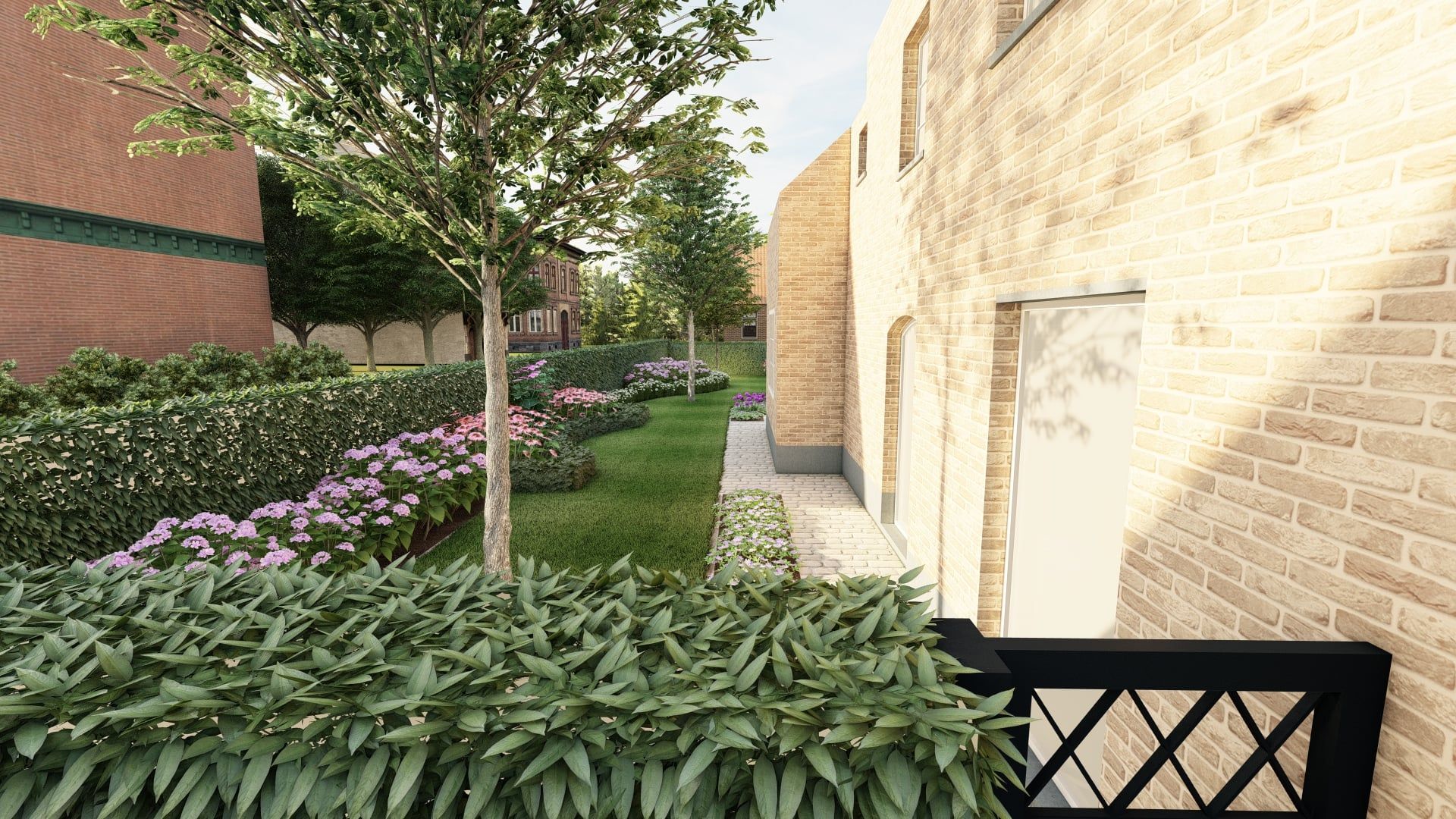 Tuinontwerp 3D - Green Art tuinarchitectuur