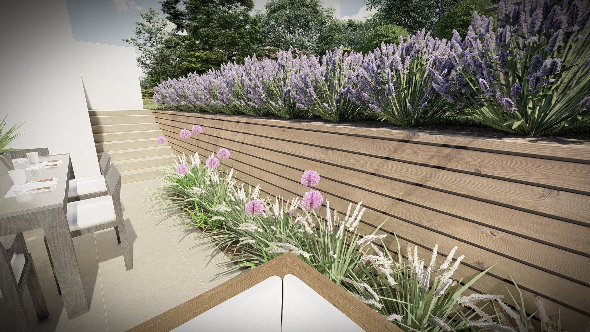 Tuinontwerp 3D - Green Art tuinarchitectuur