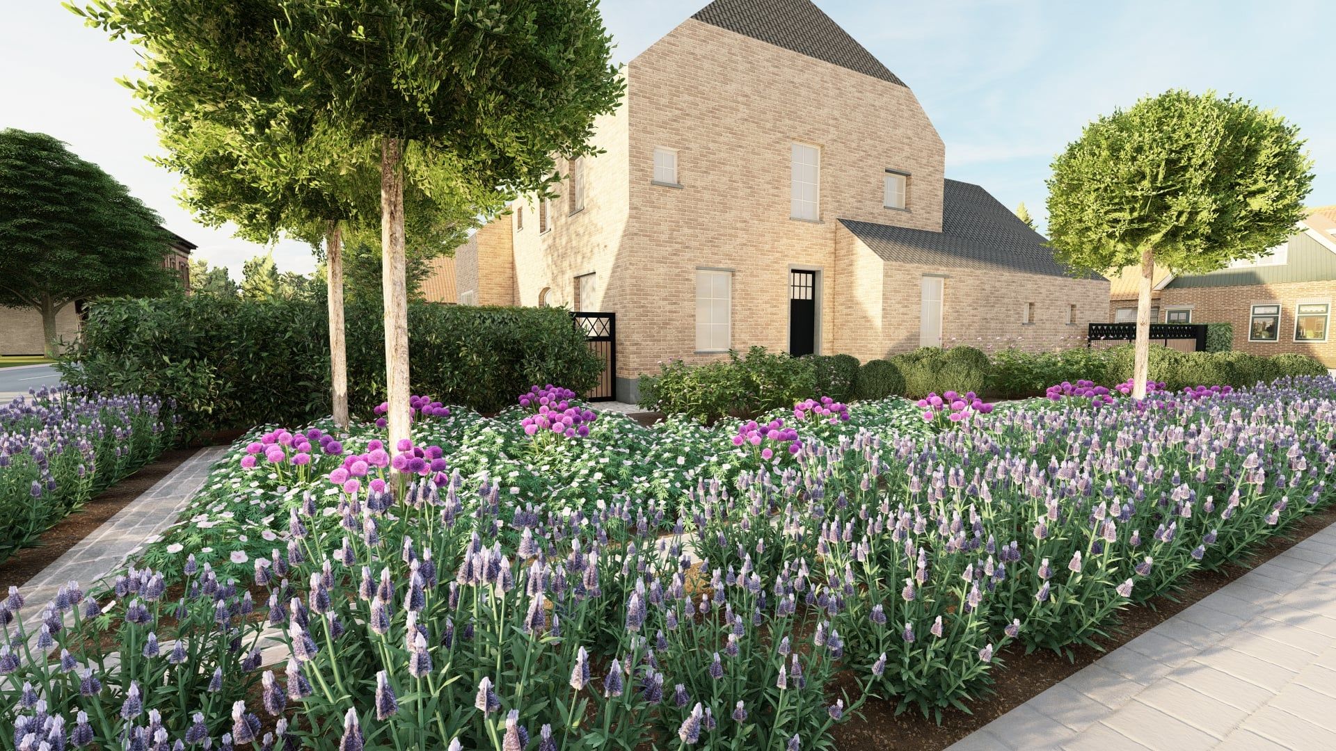 Tuinontwerp 3D - Green Art tuinarchitectuur